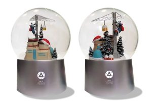 снежные шары, сувениры на новый год